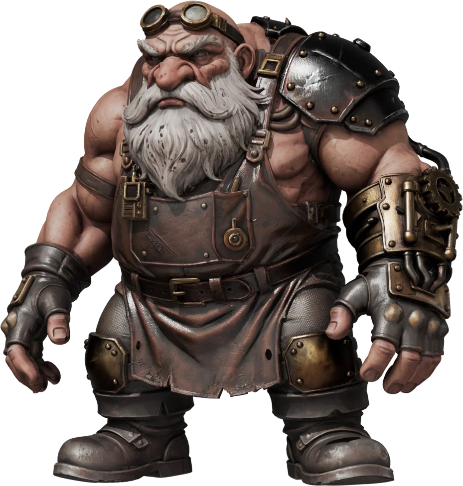 bakeHorse dwarf mascot